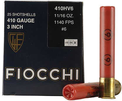 Fiocchi 410 Gauge 3 Inch Lead Shot Ammunition 25 Rounds