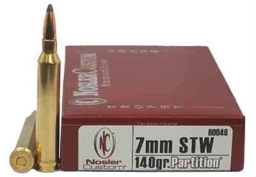Nosler 7mm STW Magnum 140gr Partition Ammunition 20 Rounds
