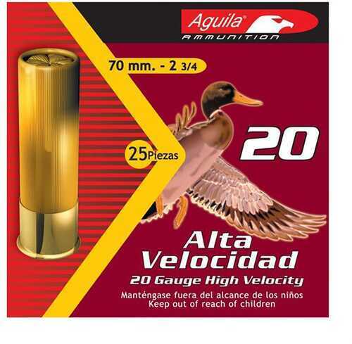 Aguila 20 Gauge 25 Rounds Ammunition Lead Shot Size Eight