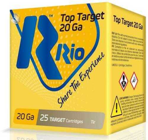Rio 20 Gauge TT2075 Target Seven Eighths Oz Shot 25 Rounds