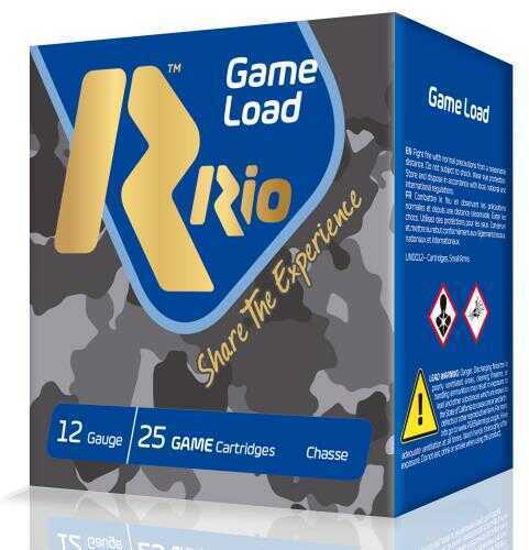 Rio Super Game 12 Gauge 25 Rounds One Eighth Oz 7.5 Shot