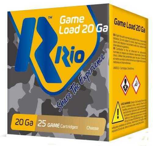 Rio Ammunition Rc208 Game Load 20 Gauge 2.75 1 Oz 8 Shot