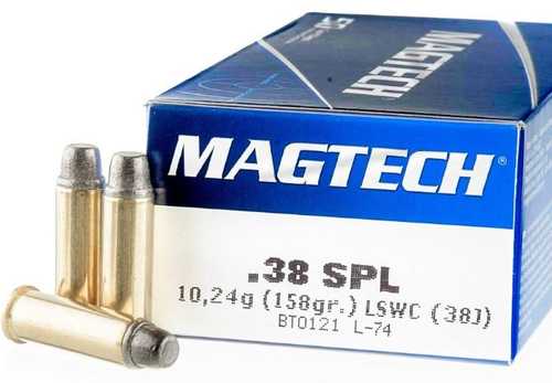 MagTech 38 Special 50 Rounds Ammunition – Precision Semi-Wadcutter Design