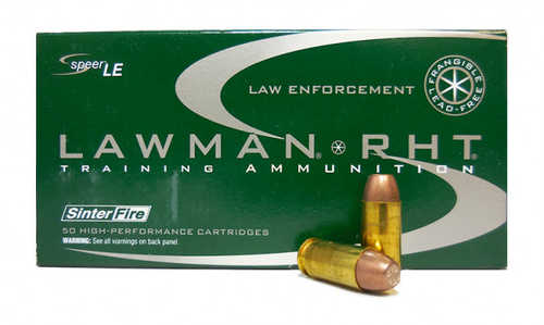 Speer Lawman 40 S&W 125 Grain Frangible – Consistent Training Performance