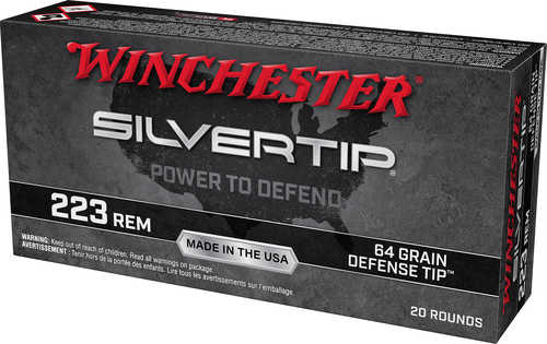 Winchester 223 Rem 64 Grain Polymer Tip 20 Round Ammo