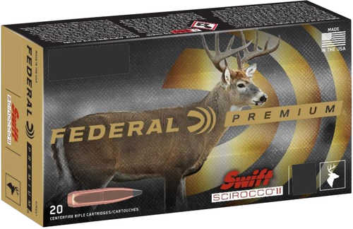 Federal 30-06 Springfield 165 Grain Scirocco II 20 Rd Ammo