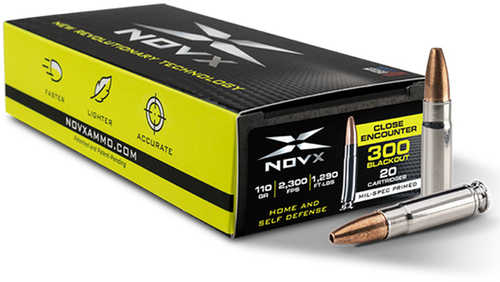 300 BLK 110Gr Lead Free Ammo by Napier of London, 20 Rounds