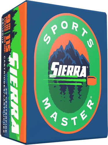 Sierra Outdoor Master 9mm Luger 124 gr JHP – Economical Subsonic Performance