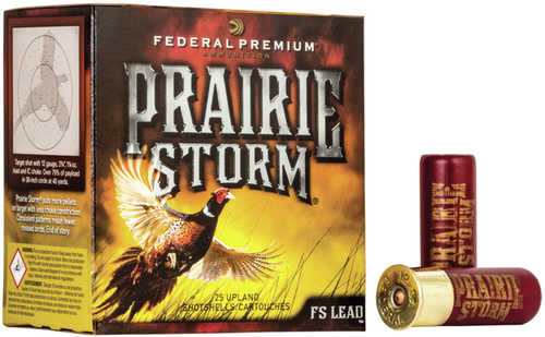 Federal Storm 12 Gauge 2 3/4 Lead 1/4oz 6 Shot 25 Rounds