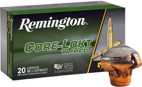 Remington 243 Winchester 95 Grain Core-Lokt Tipped Ammo 20 Rounds