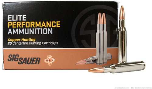 Sig Sauer Elite Copper Hunting 270 Win 120gr Ammo 20 Rounds