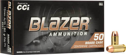 CCI Blazer Brass 10mm Auto Ammunition – Reliable Performance for Target Shooting