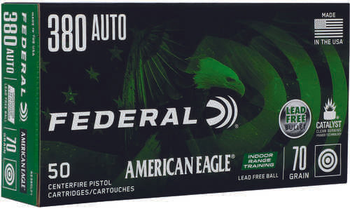 Federal American Eagle 380 ACP 70 Gr Lead Free IRT Ammo – Clean Shooting Experience