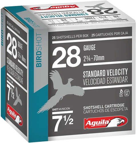 Aguila 28 Gauge Standard Velocity Shotshell 25 Round Box