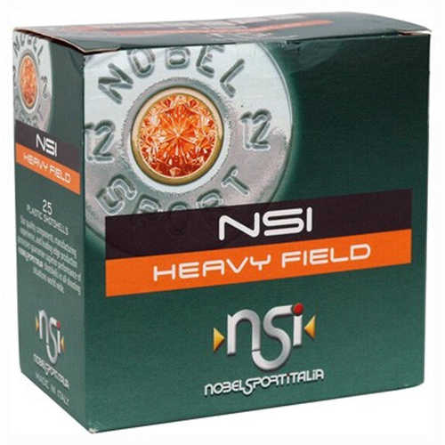 Nobel Sport 20 Gauge Lead Shot 1oz 25 Rounds Two and Three Quarters Inch