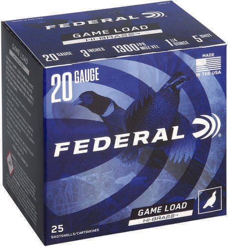 Federal Game Shok High Brass 20 Gauge 3 Inch One Quarter Oz