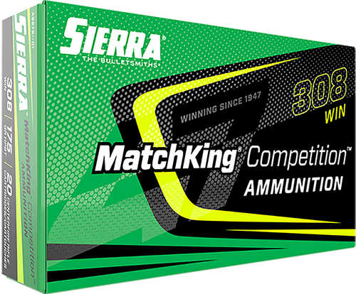 Sierra MatchKing 308 Win 175gr BTHP Ammo 20 Rounds
