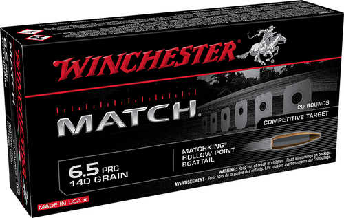 Winchester 6.5 PRC 140Gr Sierra MatchKing BTHP Ammo 20/Box