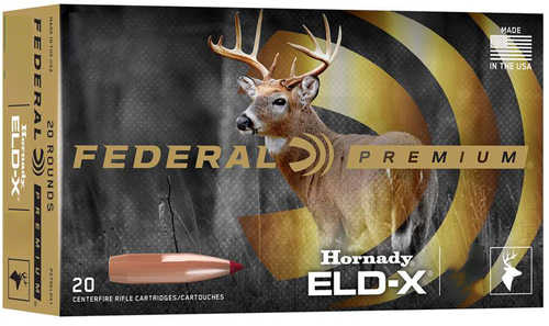 Federal ElD-X Premium 308 Win 178 Gr Bullet, 20/Box