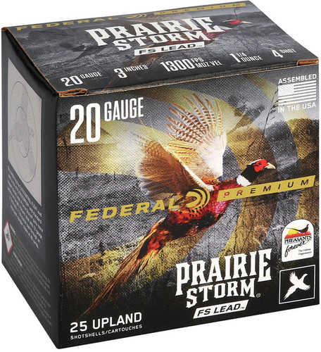 Federal Prairie Storm Lead 20 Gauge 3 Inch 1-1/4 Oz 25