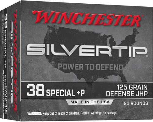 Winchester Silvertip 38 Special 125 Grain – Jacketed Hollow Point Performance