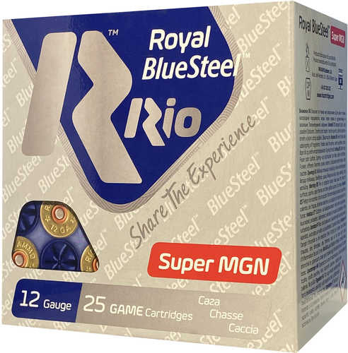 Rio Bluesteel Royal 12 Gauge 3 Inch 1 3 8 Oz 25 Per Box