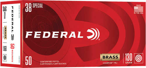 Federal C38130A 38 Special – Reliable Full Metal Jacket Performance