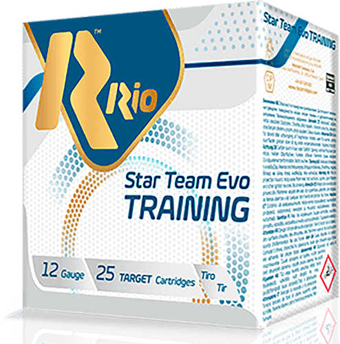 Rio Star Team Evo 12 Gauge 2.75 Inch 1 Oz 8 Shot 25 Per Box