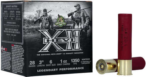 HEVI Shot 28 Gauge 3 Inch 1 Oz 6 Shot Ammo 25 Box Pack