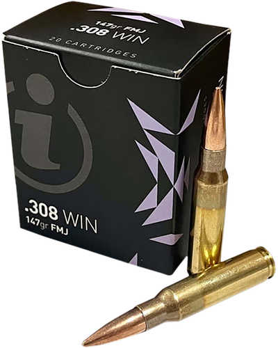 Igman 308 Win 147 Grain Full Metal Jacket Ammo 20 Round Box