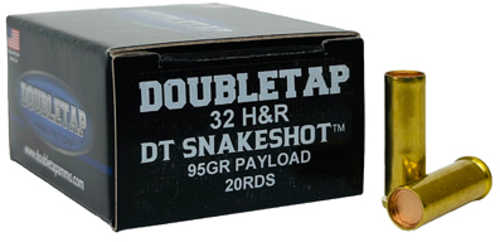 DoubleTap Ammunition SnakeShot 32 H&R 90 Grain – Versatile Shotshell with Hardcast Full Wadcutter
