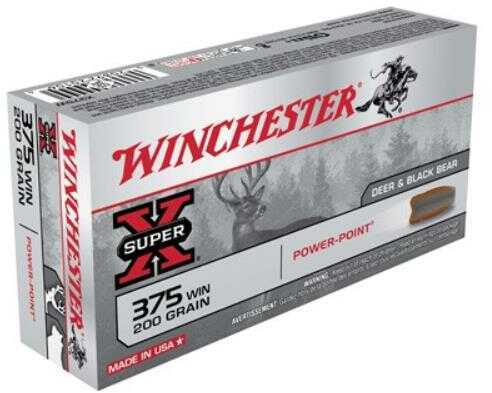 .375 Winchester Super-X 200 Grain Soft Point Ammo 20 Rounds