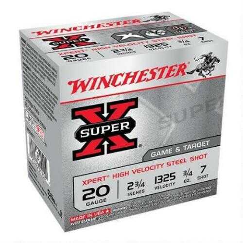 Winchester 20 Gauge Steel Shot 25 Rounds Three Quarters Oz
