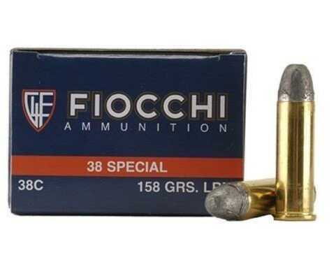 Fiocchi 38 Special 158 Grain Lead Round Nose Ammunition – Consistent Performance and Accuracy