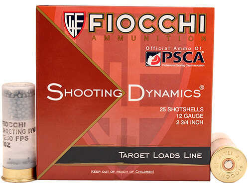 Fiocchi 12 Gauge 25 Rounds 2 3 Quarters Inch 1 Oz Shot