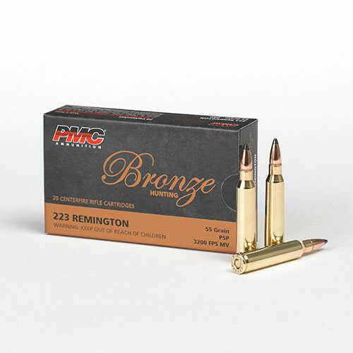 PMC 55Gr .223 Remington Jacketed Soft Point 20 Rounds