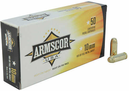 Armscor 10MM 180 Grain Full Metal Jacket – Reliable Performance and Accuracy