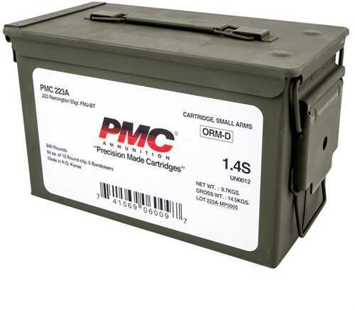 Bulk PMC 223 Remington 55 Grain FMJ Ammunition 840 Rounds