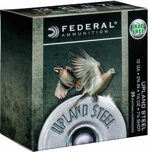 Federal 12 Gauge 2.75in Field And Range Steel 7.5 25 Rounds