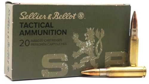 Sellier And Bellot 7.62x51 NATO 147 Grain FMJ Ammo 20 Rounds