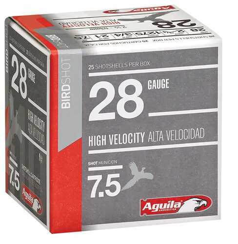 Aguila 28 Gauge Two Three Quarters Inch 1 Oz Shot 25 Rounds