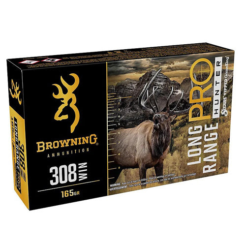 Browning 308 Winchester 165 Sierra Tipped Gameking Ammo