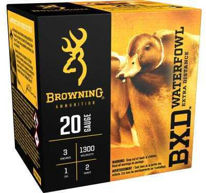 Browning BXD 20 Gauge 3 Inch 1 Ounce Steel Shotshells