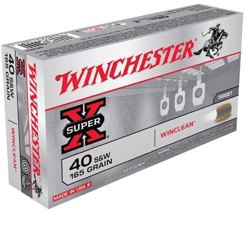 Winchester 40 S&W 165 Grain Soft Point Ammunition – Lead-Free Indoor Shooting