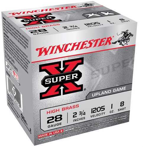 28 Gauge 25 Rounds Winchester 2 3 4 Inch Lead Shot Number 8
