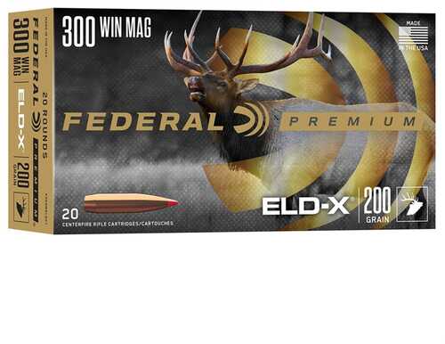Federal ELD X 300 Win Mag 200 Grain Bullets 20 Per Box