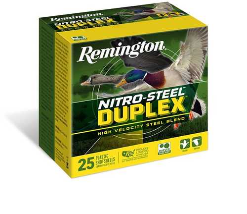 Remington Nitro Steel Duplex 12 Gauge 3in Ammo 25 Rounds