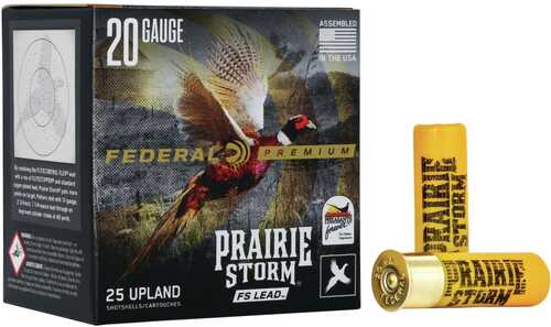 Federal Prairie Storm FS Lead Shotshells 20 Gauge 25 Rounds