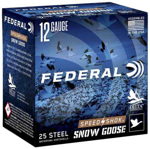 Federal Speed Shok Snow Goose Shotshells 12 Gauge 3 25 Rounds