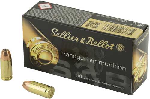 Sellier & Bellot 9mm Luger 115 Grain Hollow Point – Reliable Performance and Reloadable Design